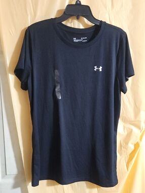 Under Armour Women’s Tech Twist T-Shirt: BLACK: NEW WITH TAGS: SIZE XL